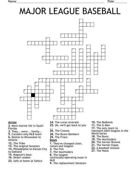 Search for crossword clues found in the Daily Celebrity, NY Times, Daily Mirror, Telegraph and major publications. . Baseball commissioner rob crossword clue